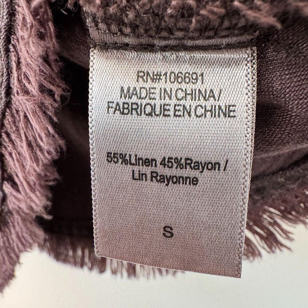 Young Fabulous and Broke Women's Brown Cami Fringed Hem Size Small - Picture 8 of 8